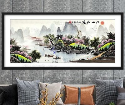 Tải file File tranh hiện đại pha lê gương KF104650 (gốc) in ấn chất lượng