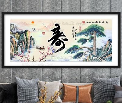 File PSD File tranh hiện đại pha lê gương KF104653 (gốc) tách lớp chi tiết