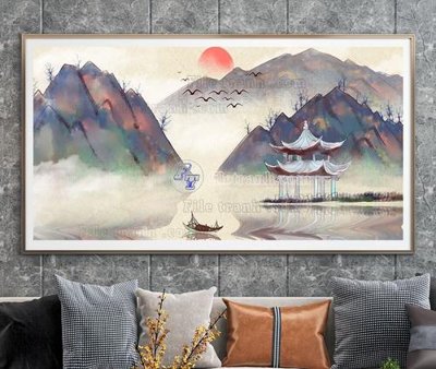 File tranh File tranh hiện đại pha lê gương KF104668 (ảnh gốc) in trần xuyên sáng