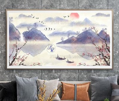 File ảnh File tranh hiện đại pha lê gương KF104669 (gốc) in Hiflex