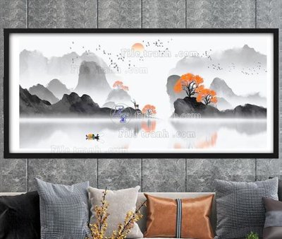 Tải file gốc File tranh hiện đại pha lê gương KF104671 dùng cho in ấn