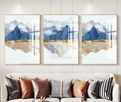 File gốc File tranh hiện đại pha lê gương KF104684 (phong cách) cổ điển