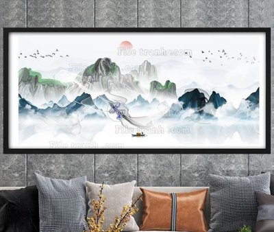 Tải file gốc File tranh hiện đại pha lê gương KF104688 (in khổ lớn) không vỡ