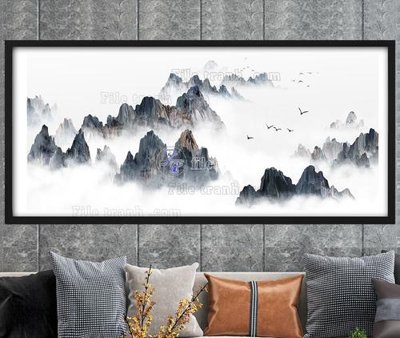 Tải về hình ảnh gốc File tranh hiện đại pha lê gương KF104692 sắc nét