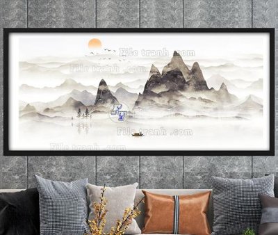 File tranh trang trí File tranh hiện đại pha lê gương KF104699 (tải file gốc)