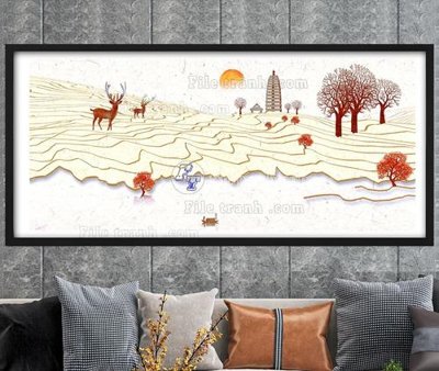 File gốc File tranh hiện đại pha lê gương KF104707 (cho in ấn) từ Filetranh.com