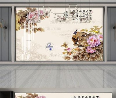 Download file gốc File tranh hiện đại pha lê gương KF104720 (in mica) trong suốt