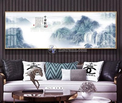 File gốc File tranh hiện đại pha lê gương KF104765 (in 3D) nghệ thuật