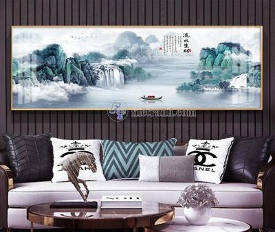 Chi tiết file ảnh File tranh hiện đại pha lê gương KF104766 sắc nét