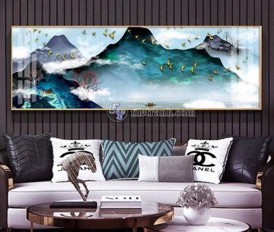 File in ấn File tranh hiện đại pha lê gương KF104768 (bản gốc) sắc nét