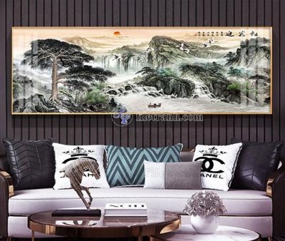 File tranh in tráng gương File tranh hiện đại pha lê gương KF104776 (siêu nét)