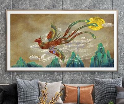 File tranh gốc File tranh hiện đại pha lê gương KF104791 chủ đề hiện đại