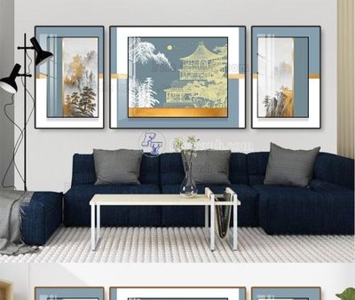 File tranh gốc File tranh hiện đại pha lê gương KF104801 (sắc nét từng chi tiết)