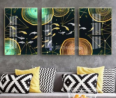 File tranh File tranh hiện đại pha lê gương KF104847 (gốc) chủ đề trừu tượng