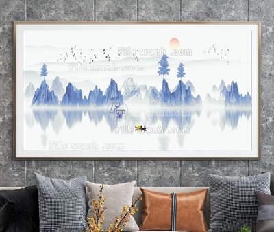 Tải file File tranh hiện đại pha lê gương KF104850 (ảnh gốc) in gạch men