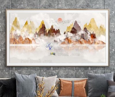 Download file File tranh hiện đại pha lê gương KF104851 (gốc) in mica ốp bếp