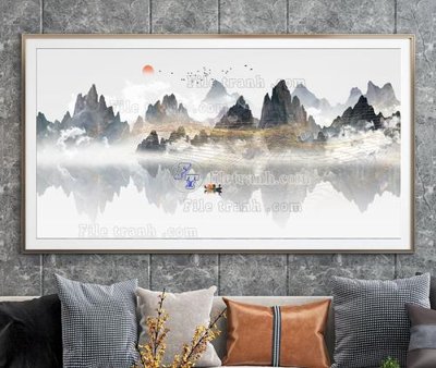 Download file tranh PSD File tranh hiện đại pha lê gương KF104867 để chỉnh sửa