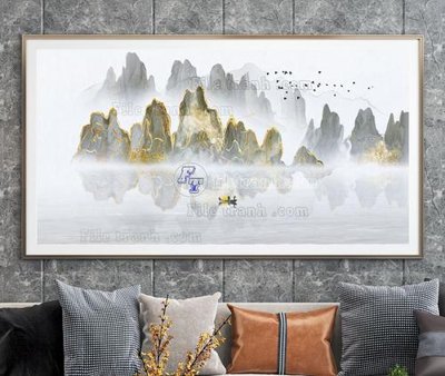 File gốc File tranh hiện đại pha lê gương KF104872 (bản quyền) cho in ấn