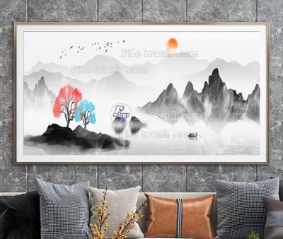 File PSD File tranh hiện đại pha lê gương KF104885 (nguyên bản) cho thiết kế