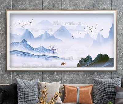 Tải file File tranh hiện đại pha lê gương KF104902 (gốc) làm file quảng cáo