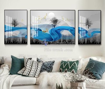 File gốc File tranh hiện đại pha lê gương KF104918 (cho in ấn) từ Filetranh.com