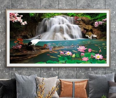 File gốc File tranh hiện đại pha lê gương KF104995 (in tráng gương) nghệ thuật