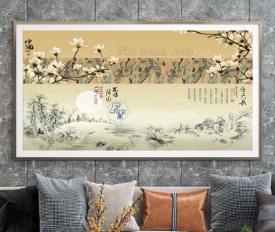 File gốc File tranh hiện đại pha lê gương KF105028 (cho in UV) siêu nét