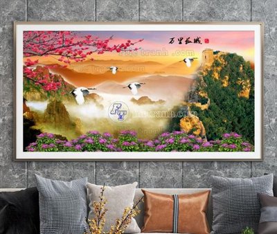 Ảnh gốc File tranh hiện đại pha lê gương KF105035 (độ nét cao) in tráng gương