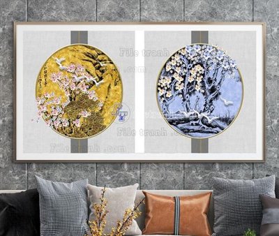 Tải file gốc File tranh hiện đại pha lê gương KF105060 (bản PSD) còn layer