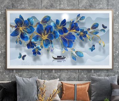 Tệp tin gốc File tranh hiện đại pha lê gương KF105065 (chất lượng cao) File tranh hiện đại pha lê gương KF105065