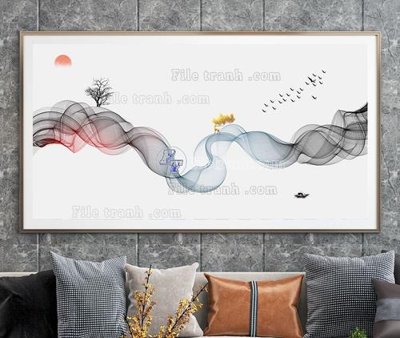 Tệp tin gốc File tranh hiện đại pha lê gương KF105099 (chất lượng) File tranh hiện đại pha lê gương KF105099