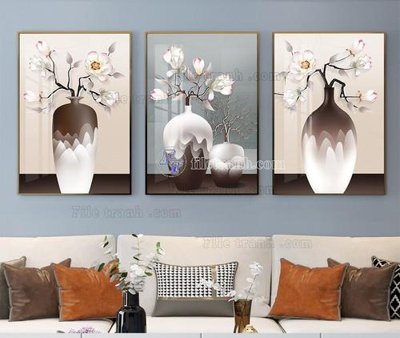 Tải file gốc File tranh hiện đại pha lê gương KF105118 (in khổ lớn) không mờ