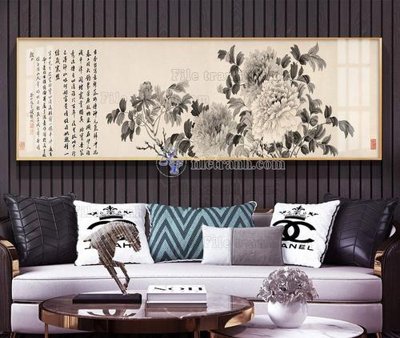 File tranh File tranh hiện đại pha lê gương KF105144 (bản gốc) in lụa 5D