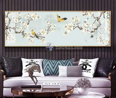 File tranh PSD File tranh hiện đại pha lê gương KF105180 chất lượng cao