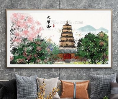 File ảnh File tranh hiện đại pha lê gương KF105225 (gốc) in Hiflex