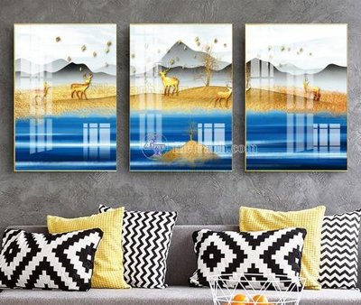 File tranh quảng cáo File tranh hiện đại pha lê gương KF105271 (file gốc) chuyên nghiệp