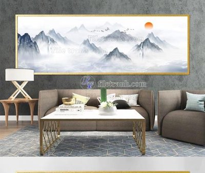 File ảnh File tranh hiện đại pha lê gương KF105275 (gốc) in quảng cáo ngoài trời