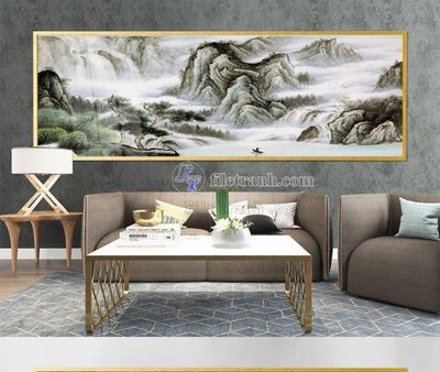 File tranh File tranh hiện đại pha lê gương KF105278 (ảnh gốc) in trần 3D