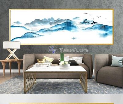 File tranh in mica File tranh hiện đại pha lê gương KF105296 (độ phân giải cao)