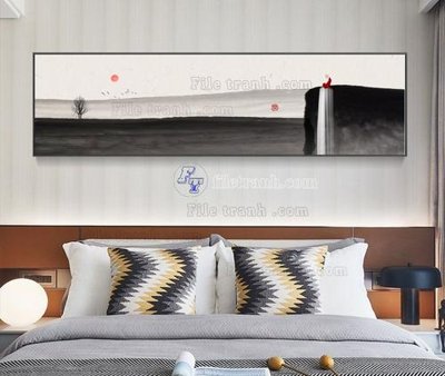 File gốc File tranh hiện đại pha lê gương KF105306 (in lụa) họa tiết 3D