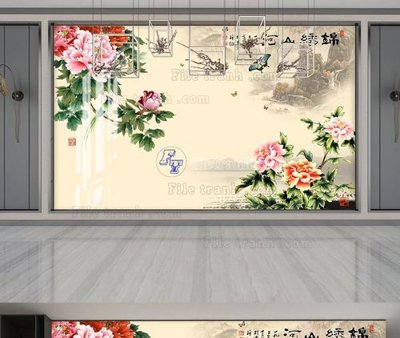 File tranh File tranh hiện đại pha lê gương KF105319 (gốc) chủ đề trừu tượng