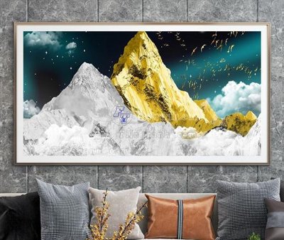 File PSD File tranh hiện đại pha lê gương KF105360 (gốc) cho designer