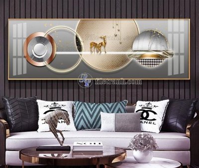 File in trần File tranh hiện đại pha lê gương KF105363 (file gốc) phong thủy