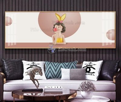 Download file gốc File tranh hiện đại pha lê gương KF105374 (in mica) 3D