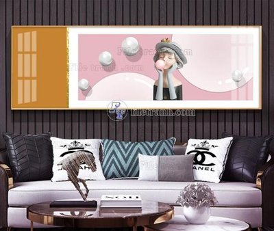 File PSD File tranh hiện đại pha lê gương KF105386 (bản gốc) cho nhà in