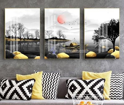 Tải file gốc File tranh hiện đại pha lê gương KF105415 dùng cho in ấn