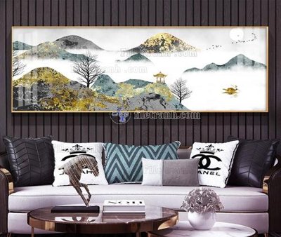 File gốc File tranh hiện đại pha lê gương KF105419 (ảnh chi tiết) để in lụa