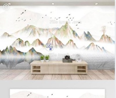 Cung cấp file tranh gốc File tranh hiện đại pha lê gương KF105422 độc quyền