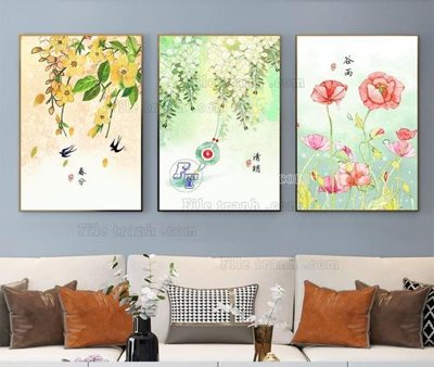 File tranh File tranh hiện đại pha lê gương KF105429 (ảnh gốc) in trần xuyên sáng