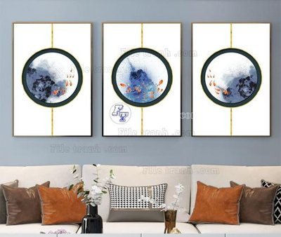 File ảnh File tranh hiện đại pha lê gương KF105435 (gốc) trang trí khách sạn